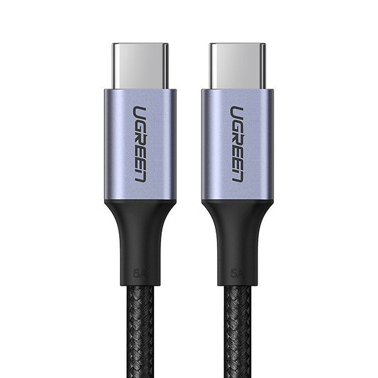 Kabel do danych i ładowania USB-C - USB-C UGREEN US316, 100W, 2m, Szary