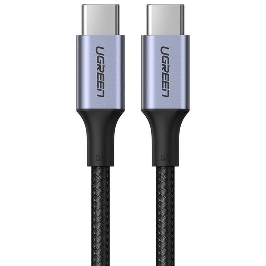 Kabel USB-C do ładowania i transmisji danych - USB-C UGREEN US316, 100W, 1m, szary