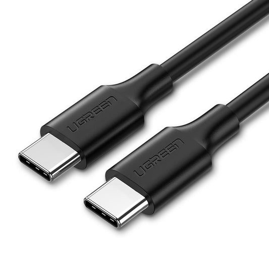 Kabel USB-C do transmisji danych i ładowania - USB-C UGREEN US286, 60W, 1.5m, Czarny