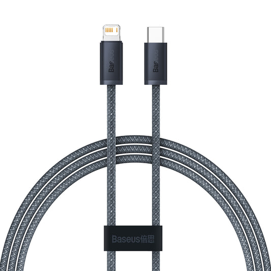 Kabel do danych i ładowania USB-C - Lightning Baseus Dynamic Series, 20W, 1m, Szary CALD000016