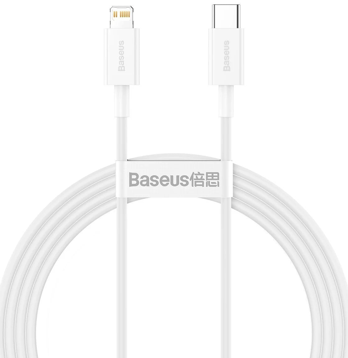 Kabel do danych i ładowania USB-C - Lightning Baseus Superior Series, 20W, 1.5m, Biały CATLYS-B02