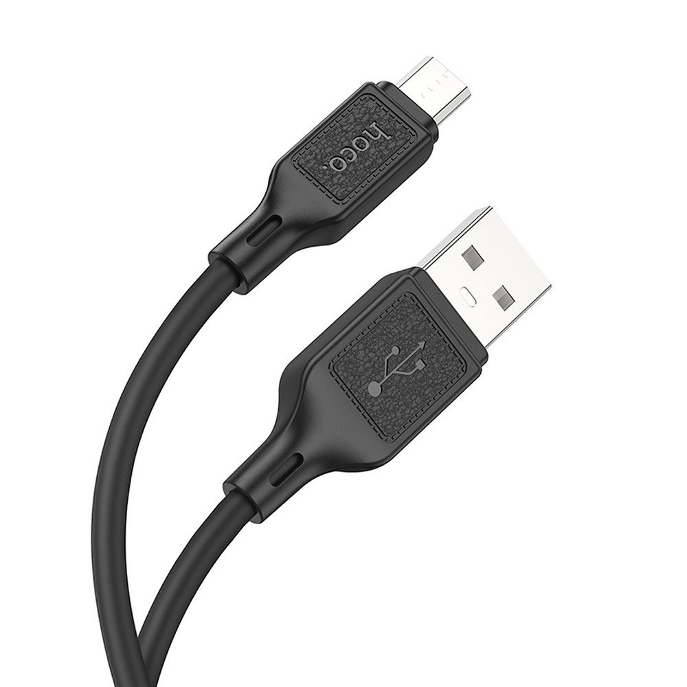 Kabel do ładowania i transmisji danych HOCO X90 USB-A - microUSB, 18 W, 1 m, czarny