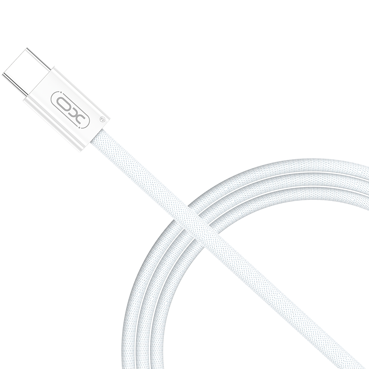 Kabel do danych i ładowania USB-C - USB-C XO Design NB-Q260A, 60W, 1m, Biały