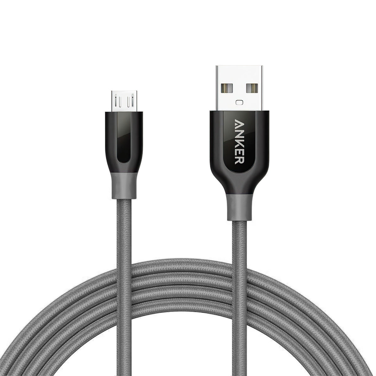 USB-A to microUSB Data and Charging Cable Anker PowerLine+, 18W, 1.8m, Gray A8143HA1