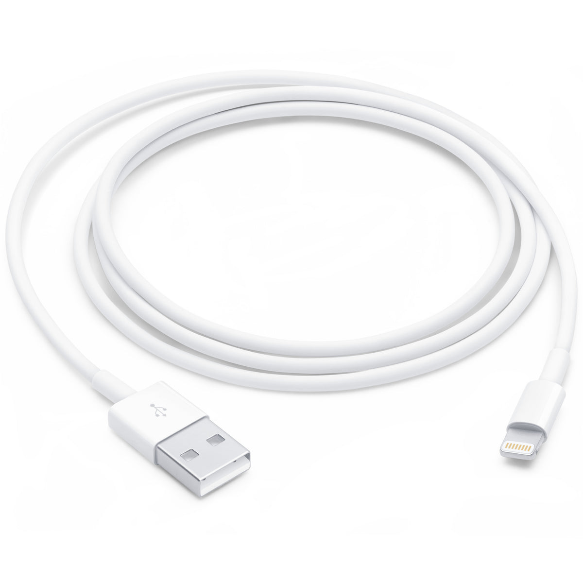 Kabel do danych i ładowania USB-A - Lightning Apple A1480, 18W, 1m, Biały MUQW3ZM/A