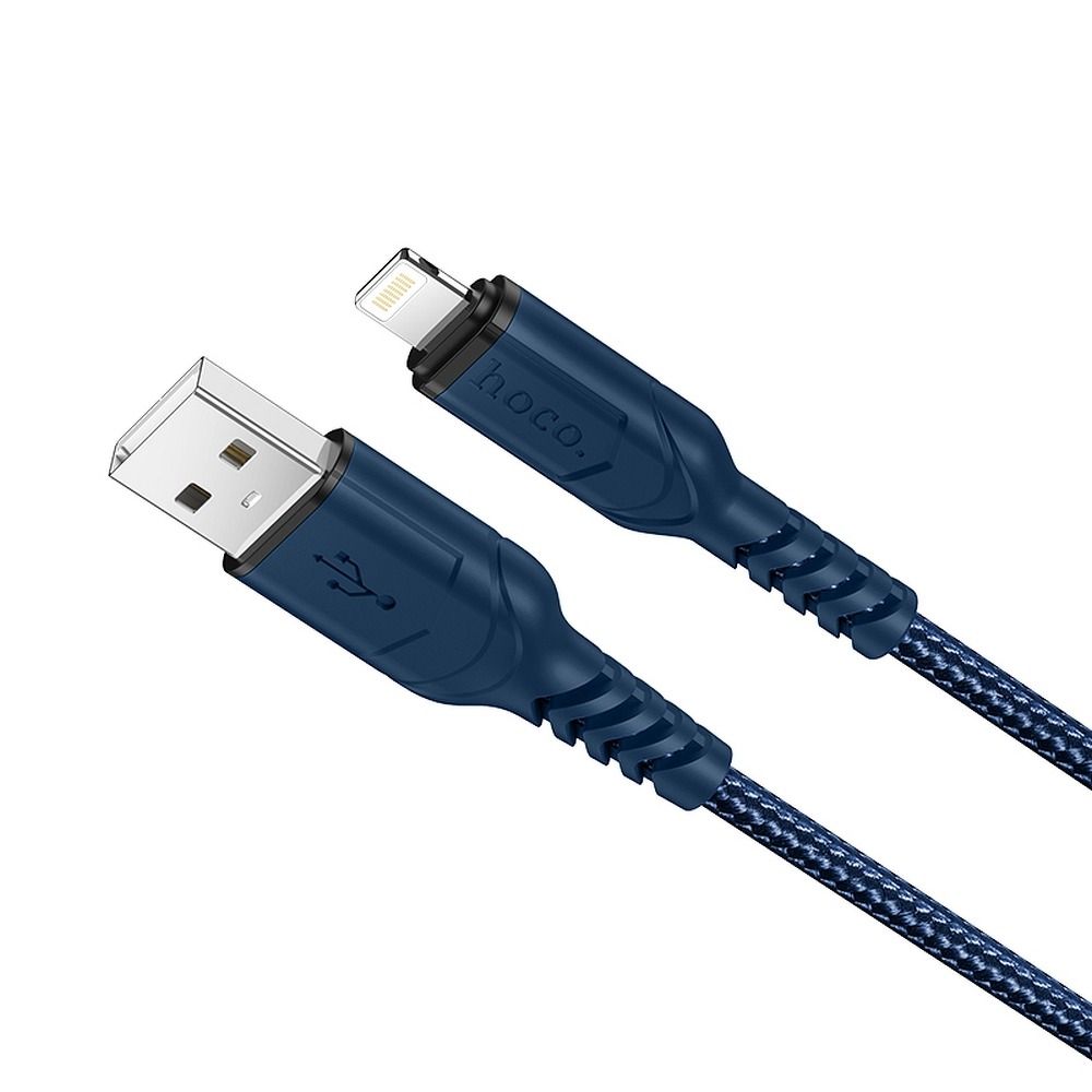 Kabel do danych i ładowania USB-A - Lightning HOCO X59 Victory, 18W, 1m, Niebieski