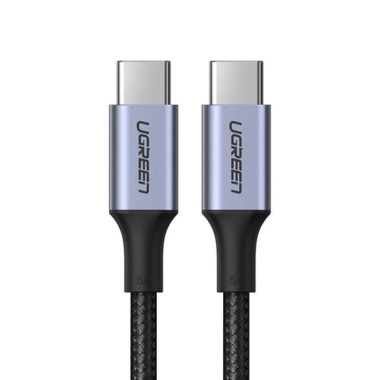 Kabel do danych i ładowania USB-C - USB-C UGREEN US316, 100W, 1,5m, Szary