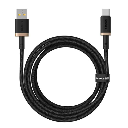 Kabel do danych i ładowania USB-A - USB-C Baseus Dura Series, 60W, 2m, Złoty P10377802U01-02
