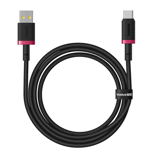 Kabel do danych i ładowania USB-A - USB-C Baseus Dura Series, 60W, 2m, Czerwony P10377802U01-03