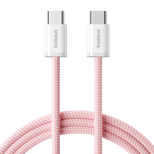 Kabel do danych i ładowania USB-C - USB-C Baseus Dynamic 4 Series, 100W, 1m, Różowy P10381400411-00