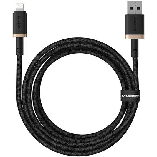 Kabel do danych i ładowania USB-A - Lightning Baseus Dura Series, 18W, 1m, Złoty P10377801U01-00