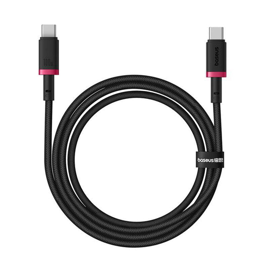 Kabel do danych i ładowania USB-C - USB-C Baseus Dura Series, 100W, 1m, Czerwony P10377803U01-01
