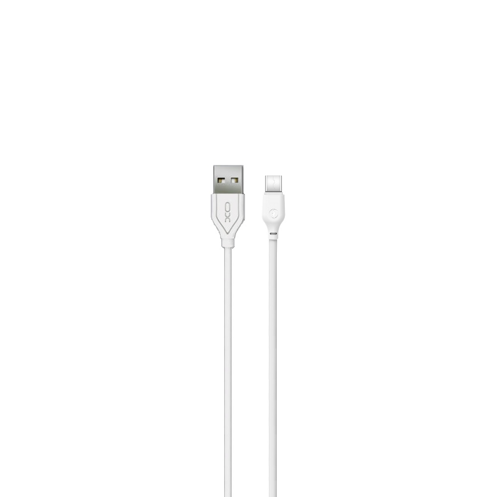 Kabel do danych i ładowania USB-A - USB-C XO Design NB103, 18W, 1m, Biały