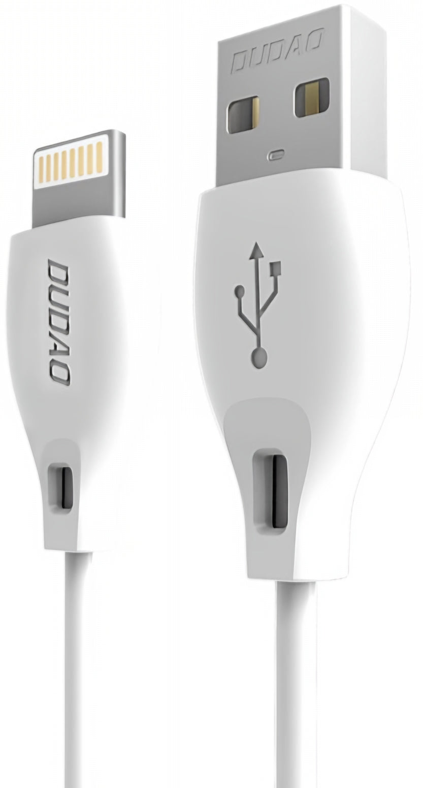 Kabel do przesyłu danych i ładowania USB-A - Lightning Dudao L4L, 18W, 1m, biały
