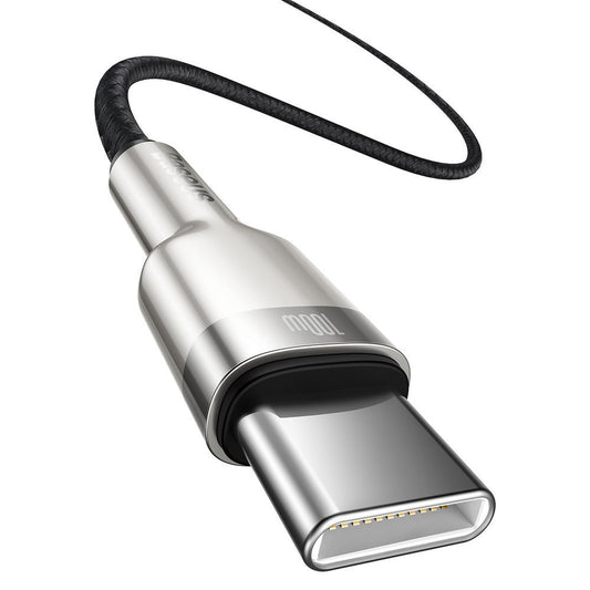 Kabel USB-C do USB-C Baseus Cafule, 100W, 2m, Czarny CATJK-D01