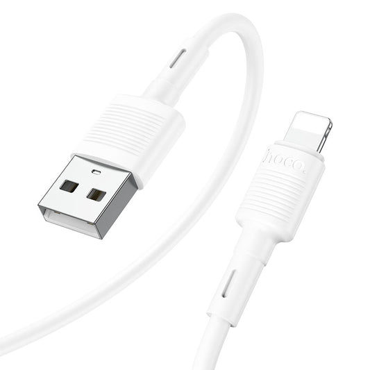 Kabel do danych i ładowania USB-A - Lightning HOCO X83 Victory, 18W, 1m, Biały