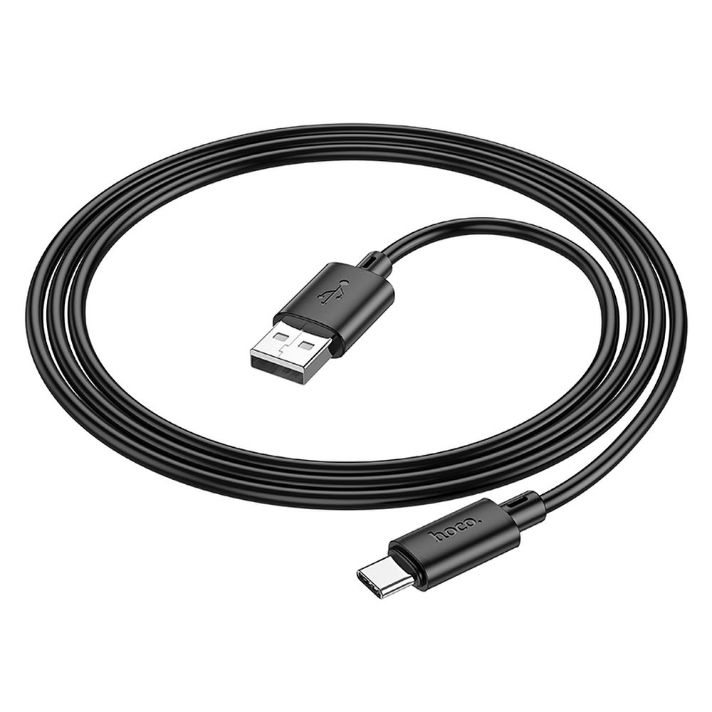 Kabel do ładowania i transmisji danych USB-A - USB-C HOCO X88, 18 W, 1 m, czarny
