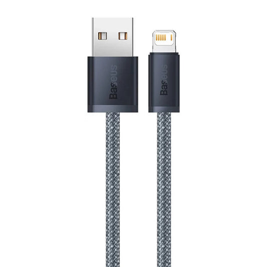 Kabel do ładowania i transmisji danych USB-A - Lightning Baseus Dynamic Series, 18 W, 1 m, szary