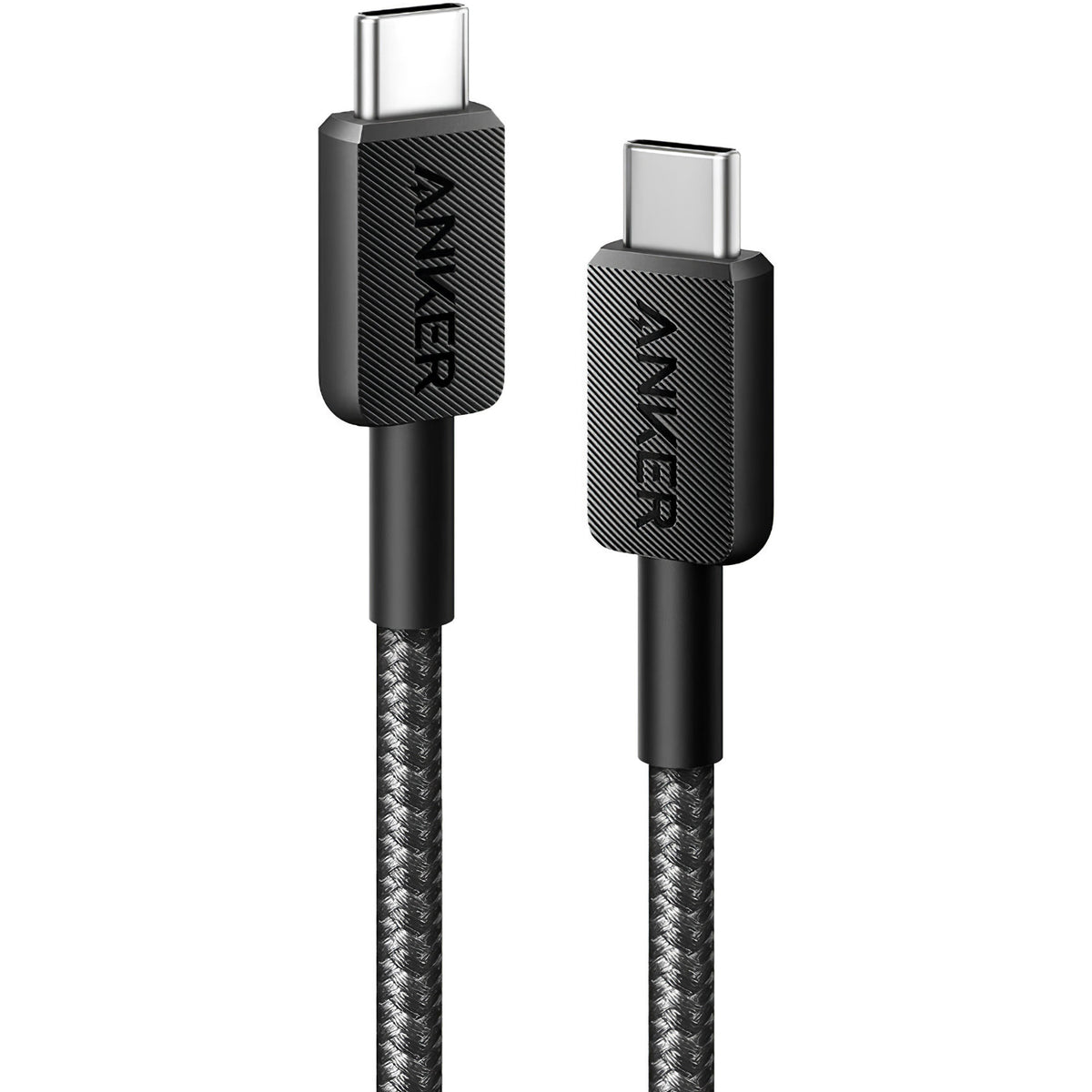 Kabel do danych i ładowania USB-C - USB-C Anker 322, 60W, 1,8m, Czarny A81F6G11