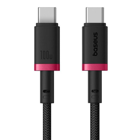 Kabel do danych i ładowania USB-C - USB-C Baseus Dura Series, 100W, 1m, Czerwony P10377803U01-01