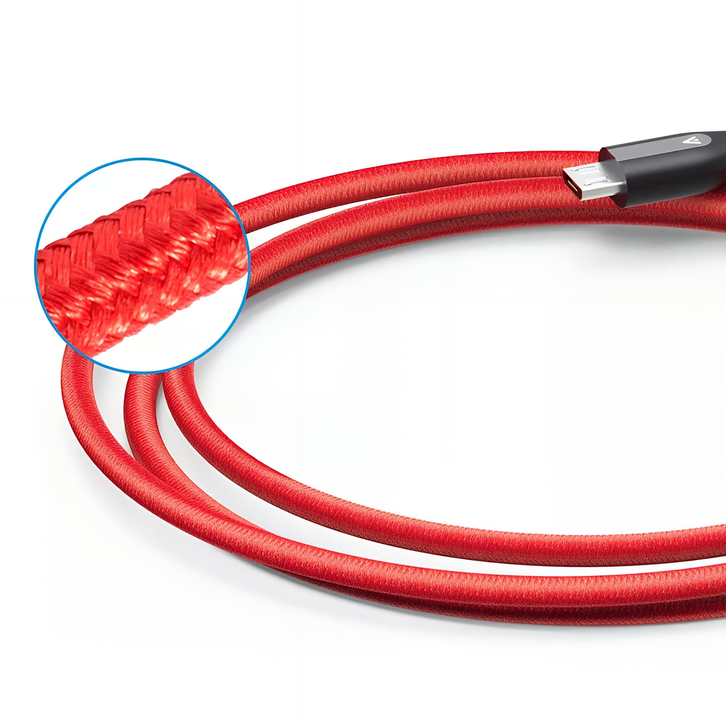 Kabel do danych i ładowania USB-A - microUSB Anker PowerLine+, 18W, 0.91m, Czerwony A8142G91