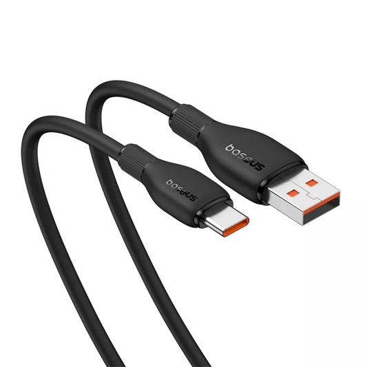 Kabel do danych i ładowania USB-A - USB-C Baseus Pudding, 100W, 1.2m, Czarny P10355703111-00