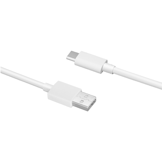 Kabel do przesyłania danych i ładowania USB-A - USB-C Oppo DL129, 1m, biały 611602000006