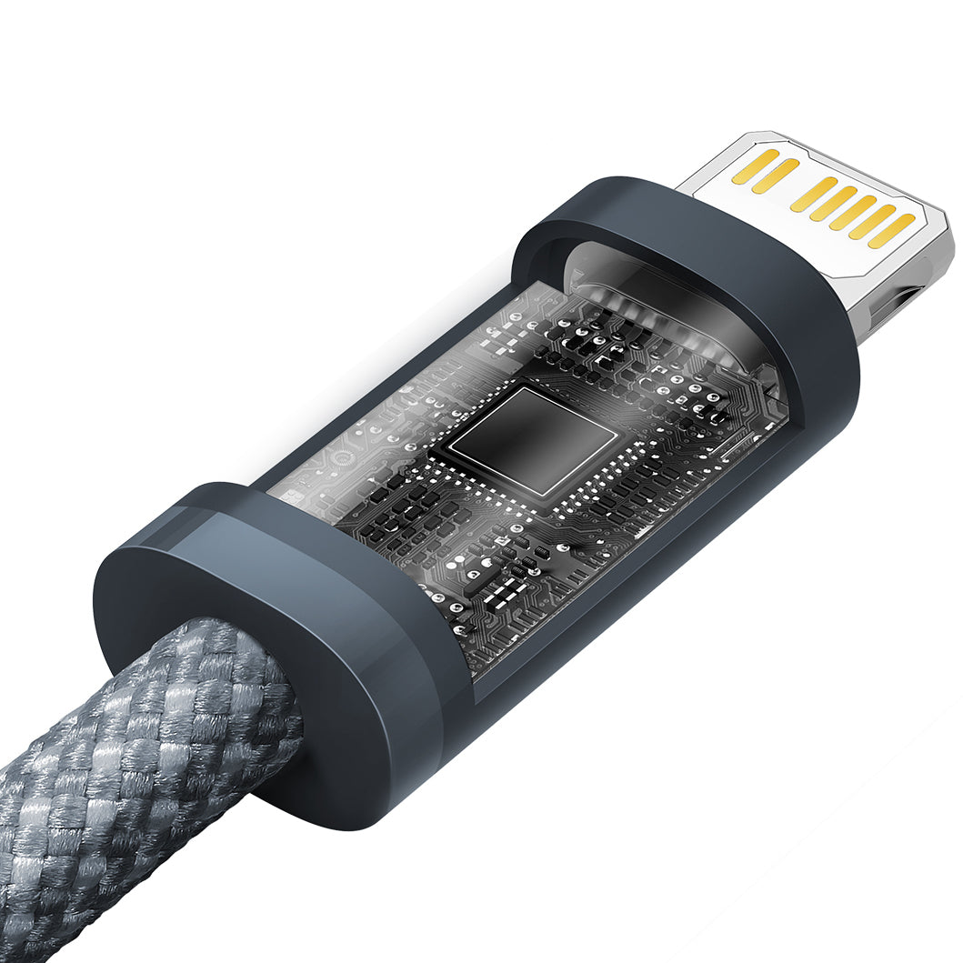 Kabel do danych i ładowania USB-C - Lightning Baseus Dynamic Series, 20W, 1m, Szary CALD000016