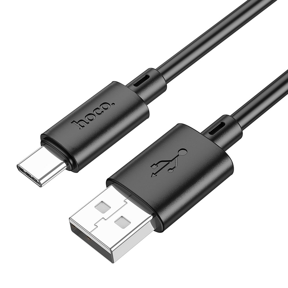 Kabel do ładowania i transmisji danych USB-A - USB-C HOCO X88, 18 W, 1 m, czarny