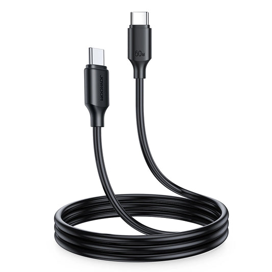 Kabel USB-C do ładowania i transmisji danych - USB-C Joyroom S-CC060A9, 60 W, 1 m, czarny