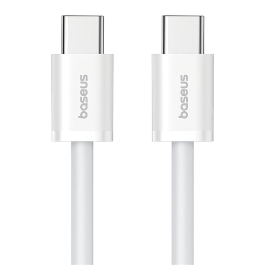 Kabel USB-C do ładowania i transmisji danych - USB-C Baseus Superior Series 2, 100 W, 1 m, biały P10365200211-03