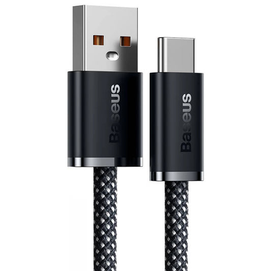 Kabel do Transmisji Danych i Ładowania USB-A - USB-C Baseus Dynamic Series, 100W, 2m, Szary CALD000716