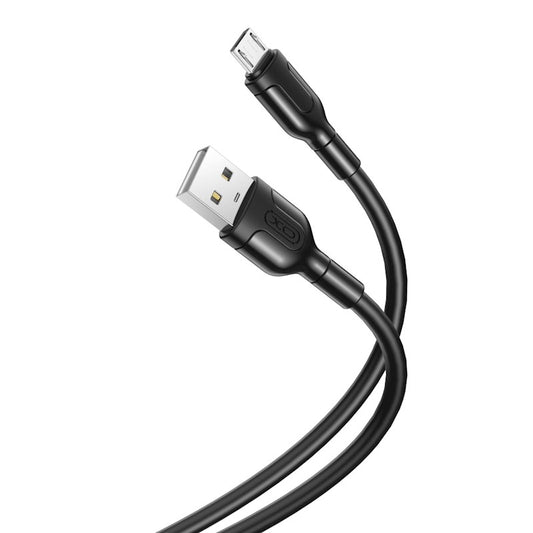 USB-A - microUSB Data and Charging Cable XO Design NB212, 18W, 1m, Black