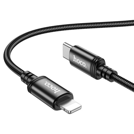 Kabel do danych i ładowania USB-C - Lightning HOCO X89, 20W, 1m, Czarny