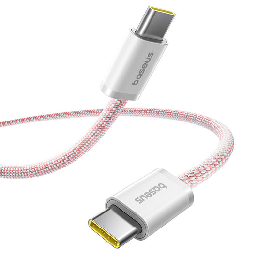 Kabel do danych i ładowania USB-C - USB-C Baseus Dynamic 4 Series, 100W, 1m, Różowy P10381400411-00