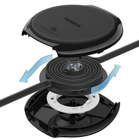 Kabel USB-C do USB-C Baseus Pathfinder Retractable, 100W, 1m, Czarny P10368400111-00