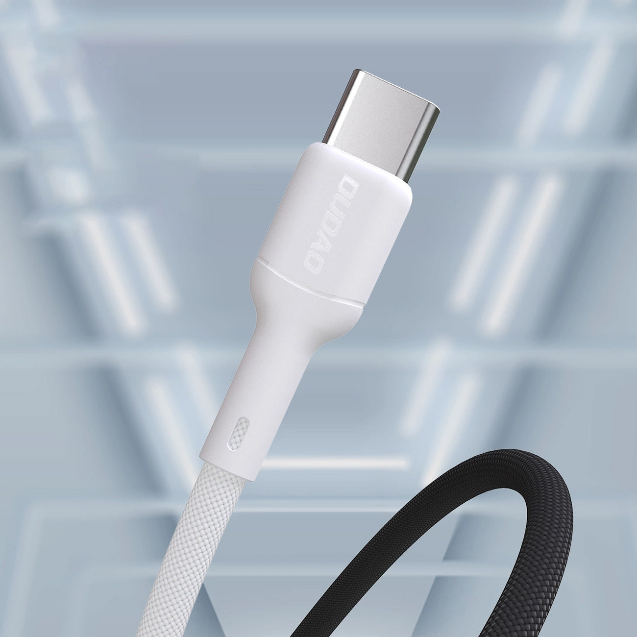 Kabel do danych i ładowania USB-A - USB-C Dudao L9T, 100W, 1m, Biały