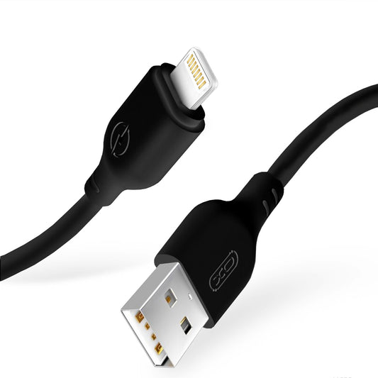 Kabel do danych i ładowania USB-A - Lightning XO Design NB103, 18W, 2m, Czarny