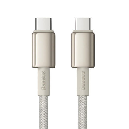 Kabel USB-C - USB-C Baseus Tungsten Gold, 100W, 2m, Złoty P10319800G21-01