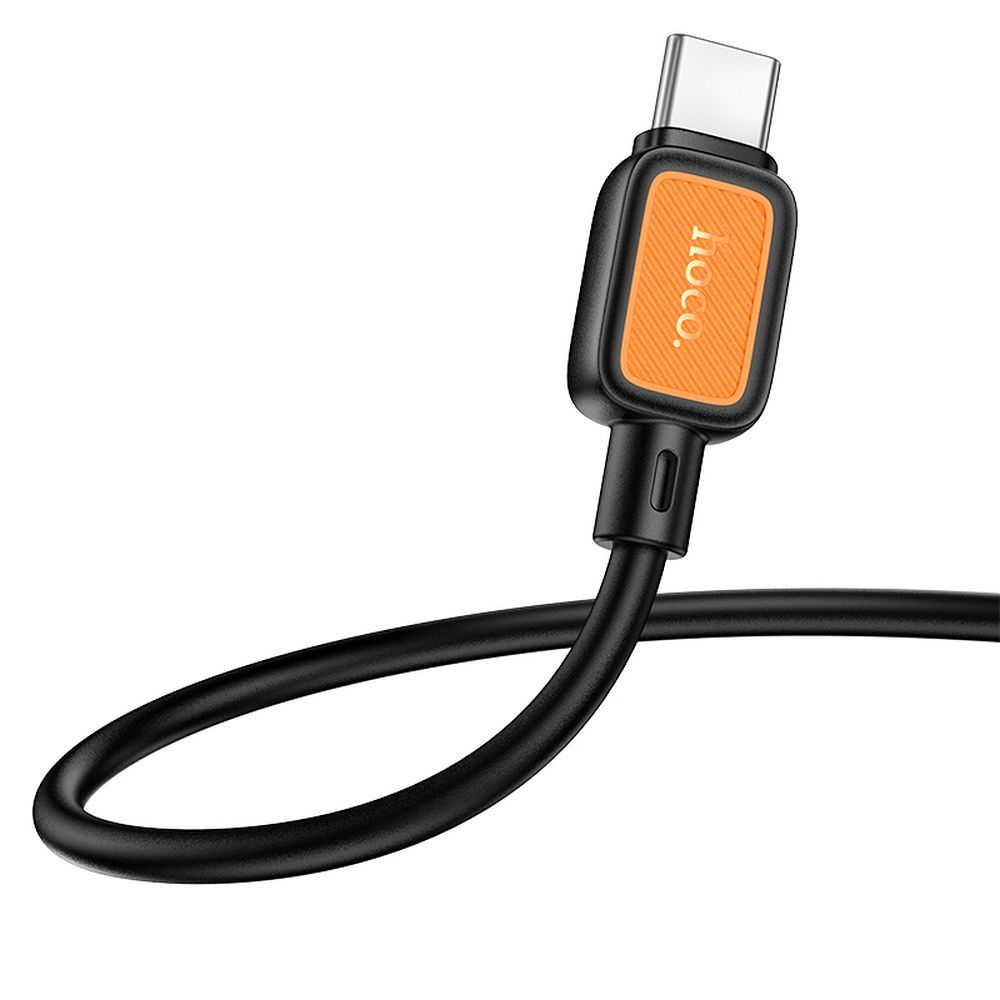Kabel do danych i ładowania USB-C - USB-C HOCO X108, 60W, 1m, Czarny