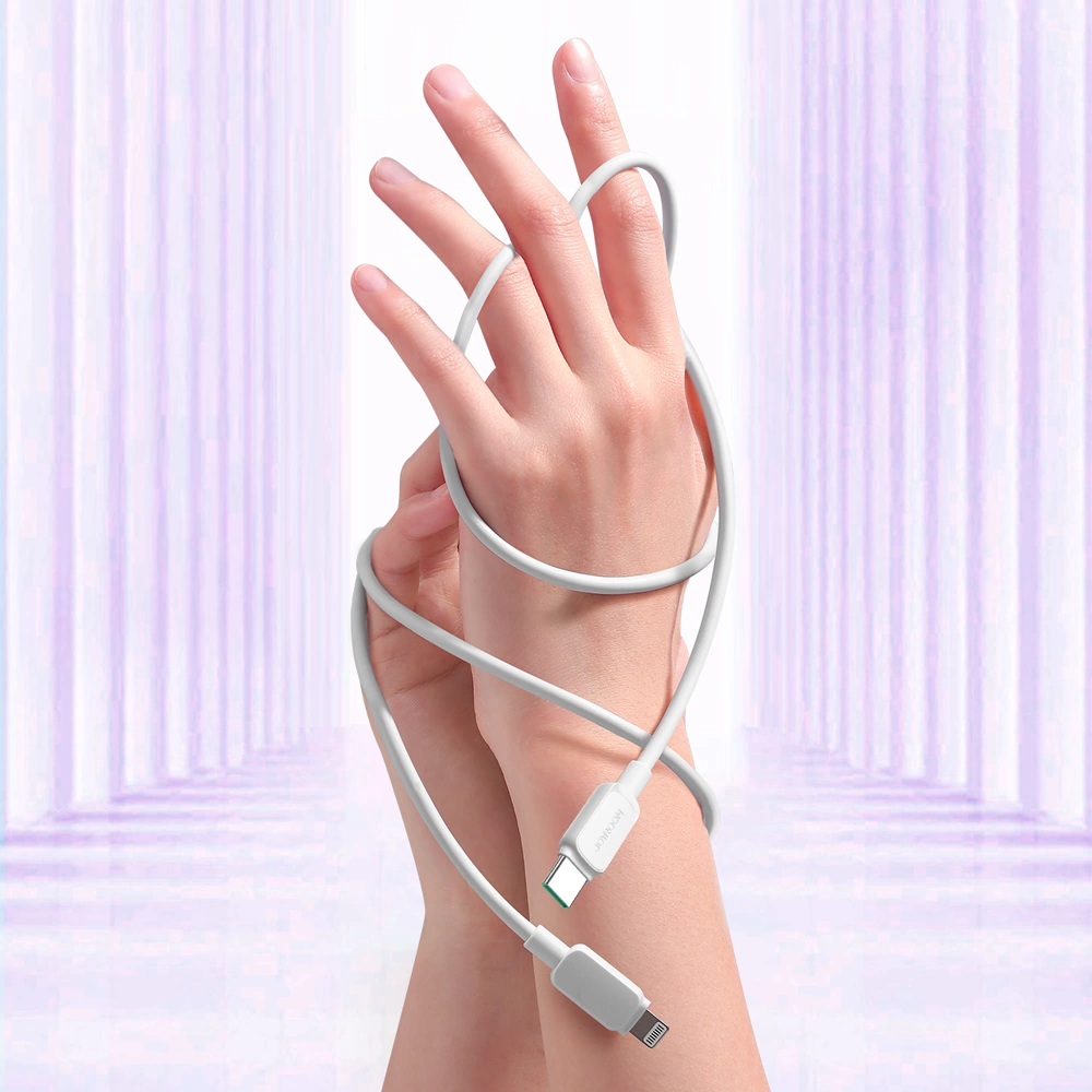 Kabel do danych i ładowania USB-C - Lightning Joyroom S-A14, 30W, 1.2m, Biały