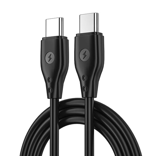Kabel USB-C do ładowania i transmisji danych - USB-C WiWu Wi-C002, 67 W, 1 m, czarny
