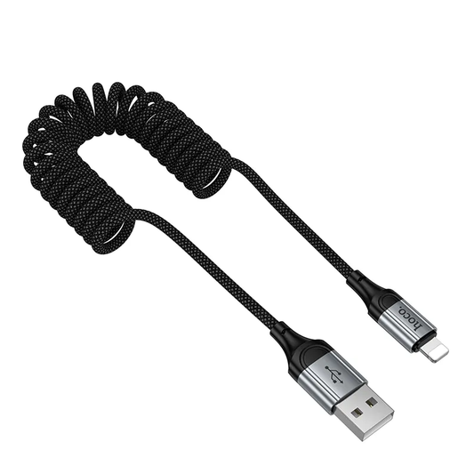 Kabel do danych i ładowania USB-A - Lightning HOCO X121, 27W, 1,5m, Czarny