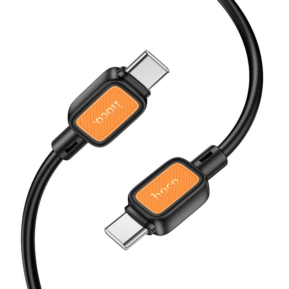 Kabel do danych i ładowania USB-C - USB-C HOCO X108, 60W, 1m, Czarny