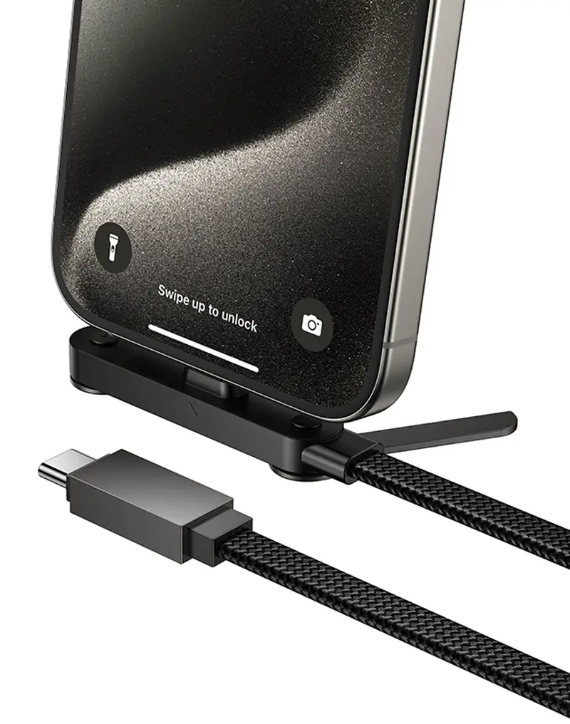 Kabel do przesyłu danych i ładowania USB-C - USB-C HOCO U150 Exquisite, 60W, 1,2m, Czarny