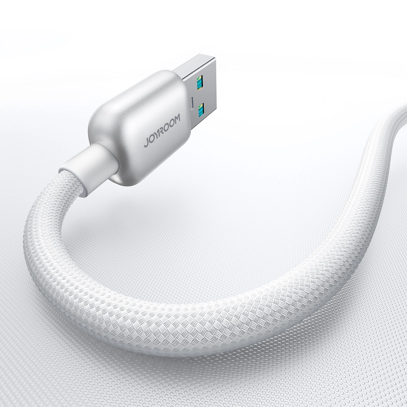 Kabel do danych i ładowania USB-A - Lightning Joyroom S-A55 StarFlight Display, 18W, 1.2m, Biały