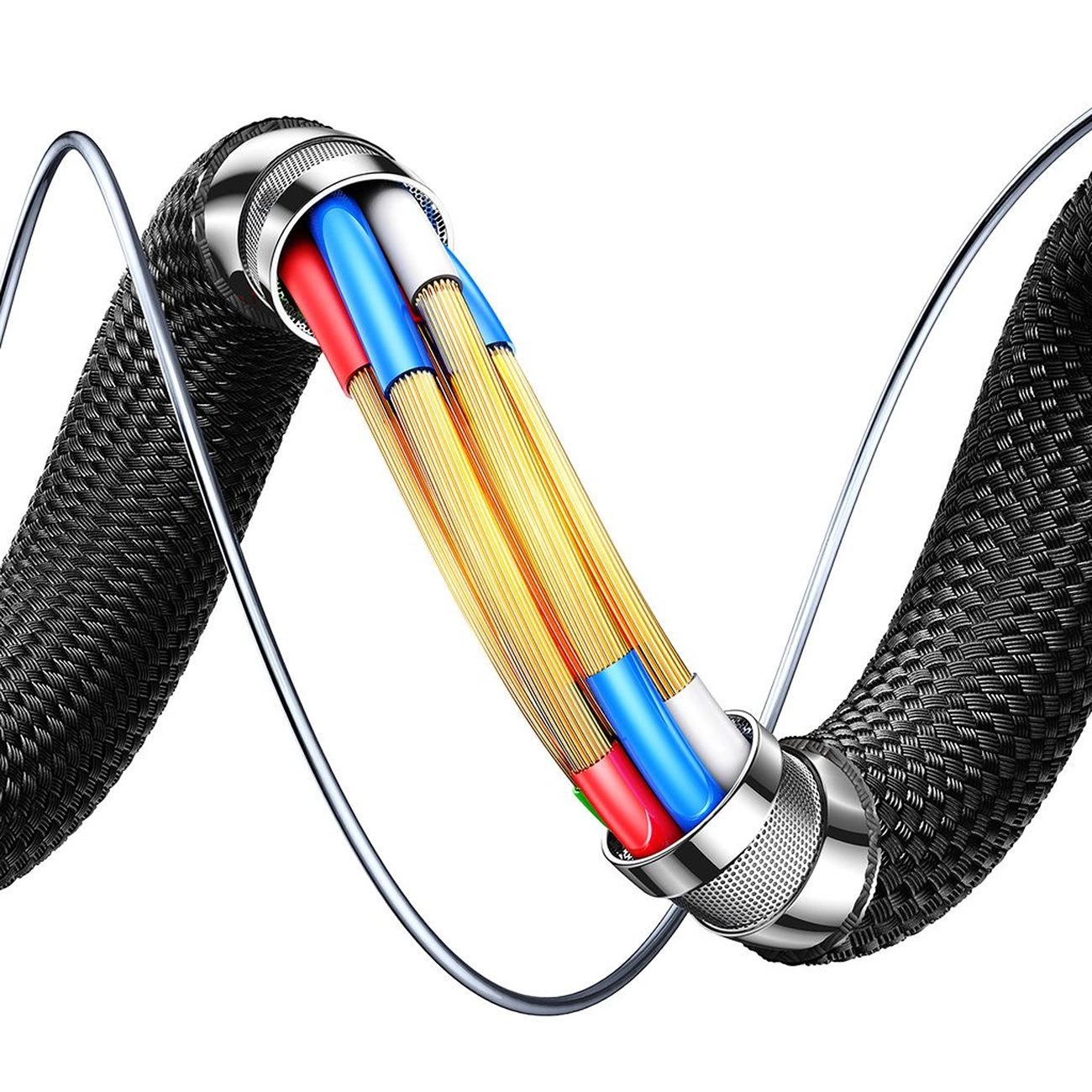 Kabel do danych i ładowania USB-C - USB-C Joyroom S-A60 StarTalk, 100W, 1.2m, Czarny