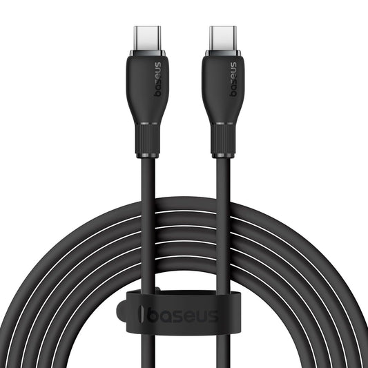Kabel do danych i ładowania USB-C - USB-C Baseus Pudding, 100W, 2m, Czarny P10355702111-01