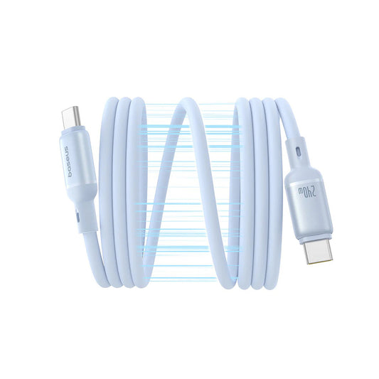 Kabel do danych i ładowania USB-C - USB-C Baseus PicoGo, 240W, 1m, Niebieski P10376800311-00