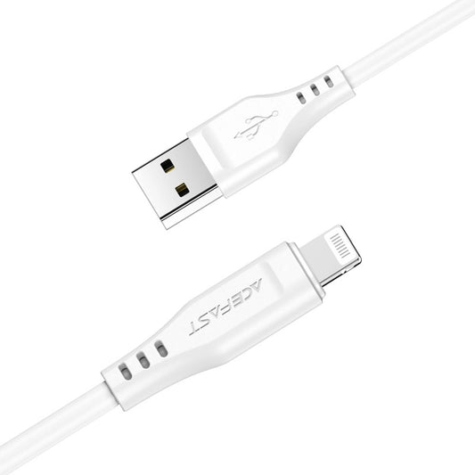 Kabel do danych i ładowania USB-A - Lightning Acefast C3-02, 18W, 1.2m, Biały
